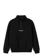 Name It Nkmbrody Ls Nreg Sweat Zip Bru Noos Svart