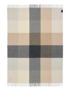 Lexington Home Checked Recycled Wool Throw Beige