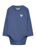 Hummel Hmlmini Solid Body L/S Bee Blå