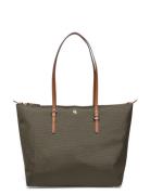 Lauren Ralph Lauren Nylon Medium Keaton Tote Bag Grön