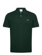 GANT Slim Shield Ss Pique Polo Khaki Green