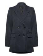 Bruuns Bazaar Apricotbblinda Blazer Marinblå