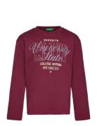 United Colors Of Benetton T-Shirt L/S Burgundy
