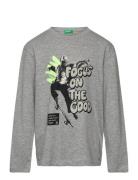 United Colors Of Benetton T-Shirt L/S Grå