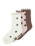 Name It Nmfnetti 3P Sock Beige
