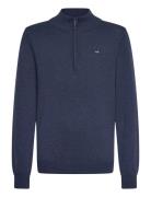 Lexington Clothing Freddy Half-Zip Sweater Marinblå