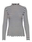 Mads Nørgaard 5X5 Stripe Trutte Tee Ls Röd