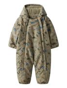 Name It Nbmsnow05 Suit Aop Fo Khaki Green