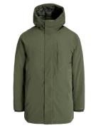 Jack & J S Jjekeen Parka Aw25 Sn Khaki Green