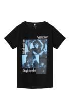 Name It Nkfjax Wednesday Ss Top Box Noos Sky Svart