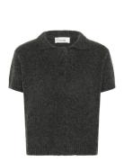 My Essential Wardrobe Palomamw Knit Polo Ss Grön