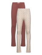 Minymo Sweat Leggings W.aop Multi/patterned