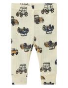 Name It Nbmwang Wool Needle Longjohn Noos Kräm