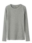 Name It Nkfnakal Ls Top Noos Grå