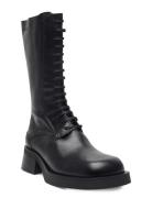 MIISTA Vel Black Cord Boots Svart
