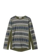 Name It Nkmwillto Wool Ls Top Khaki Green