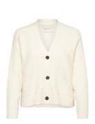 GANT Texture Knit Cardigan Kräm