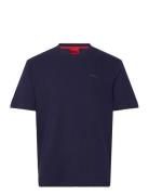 HUGO Austin T-Shirt Marinblå