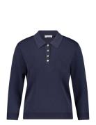 Gerry Weber Pullover 3/4 Sleeve Marinblå