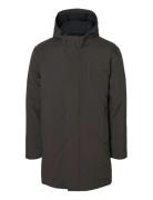 Selected Slhfranklin Urban Tech Parka Noos Brun