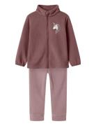 Name It Nmfspektra Fleece Combi Set Fo Rosa