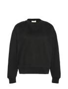 Calvin Klein Jeans Ls Archive Logo French Terry Rlx Svart