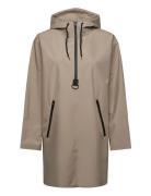 FREE/QUENT Long Poncho From Freequent In A Waterproof Material With A ...