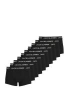 Jack & J S Jacsolid Trunks 10 Packs Noos Svart