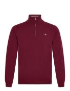 GANT Superfine Lambswool Half Zip Röd