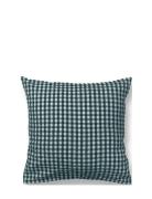 Juna Bæk&Bølge Pillowcase 63X60 Cm Green/Light Blue Dk Blå