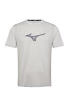 Mizuno Core Runbird Ss Tee Grå