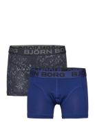 Björn Borg Cotton Stretch Boxer 2P Marinblå