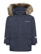 Didriksons Bjärven Kids Parka 4 Marinblå
