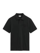 GANT Reg Tonal Shield Ss Polo Svart