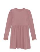 Creamie Dress Ls Rosa