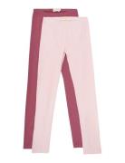 Creamie Leggings 2-Pack Rosa