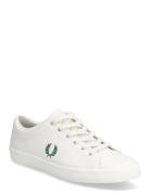 Fred Perry Baseline Leather Vit