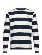 U.S. Polo Assn. Tage Reg Ls Sj Uspa M Tee Marinblå