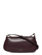 Calvin Klein Hardware Zip Crossbody Brun