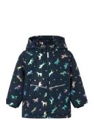 Name It Nmfmaxi Pa Jacket Foil Aop Noos Marinblå