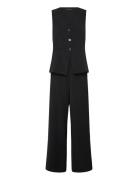 French Connection Vinnie Tailored Jumpsuit Svart