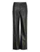 Ahlvar Gallery Aina Pu Leather Trousers Svart