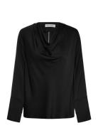 Ahlvar Gallery Zia Silk Blouse Svart
