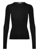 Weekday Fitted Long Sleeve Top Svart