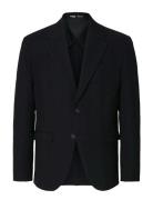 Selected Slhreg-Ben Wool Blz Marinblå