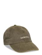 Lexington Clothing Teens Casual Faded Cap Khaki Green