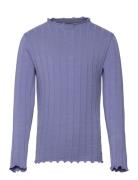 Name It Nkfnoline Ls Slim Top Noos Blå