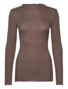Rosemunde Silk T-Shirt Brun