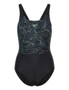 Speedo Womens Hyperboom Placement Muscleback Svart