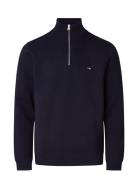 Lexington Clothing Terrance Organic Cotton Half-Zip Sweatshirt Marinbl...